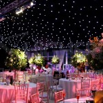 Venue draping - Christmas decor draping