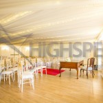 Venue draping - Fairylight ceiling drape