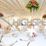 Venue draping - Fairylight ceiling drape