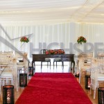 Venue draping - Fairylight ceiling drape