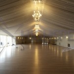 Venue draping - Pleated marquee lining decor