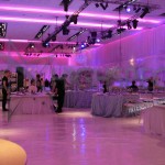 Venue decor draping