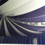 Big top ceiling drapes