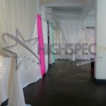 Fairylight backdrop organza