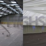 Venue draping - Sports hall lining decor