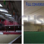 Sports hall lining decor
