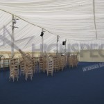 Marquee fairylight roof decor