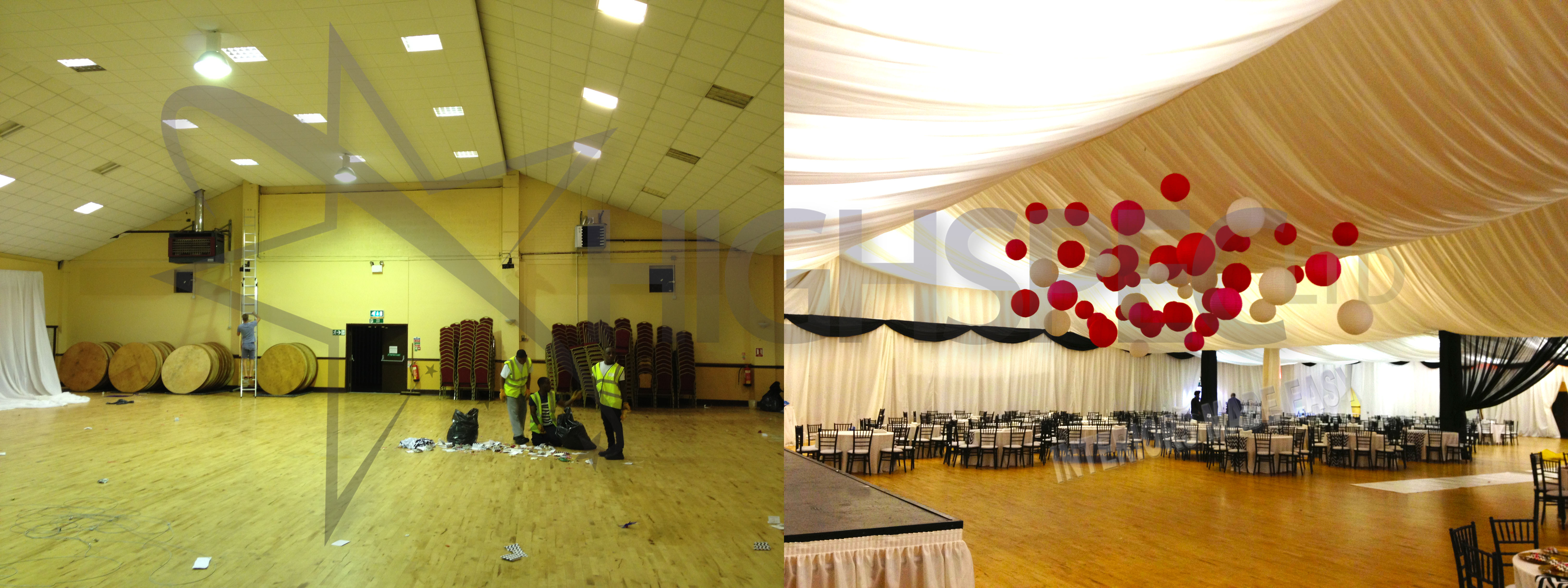 Hall venue decor