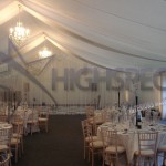 Marquee thread curtain decor